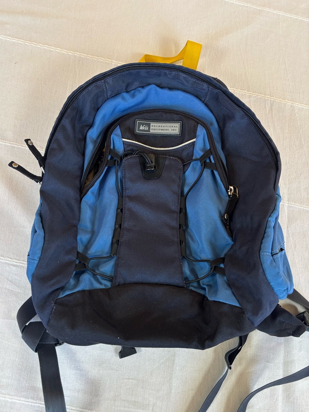 Vintage REI Blue Hiking Backpack Daypack Laptop Travel School Outdoor pack